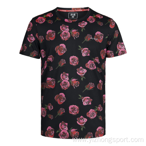 Moisture Wicking Dry Fit T Shirt Rose